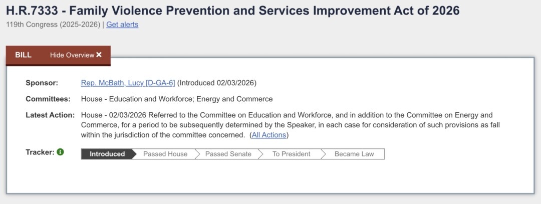 Federal Bill Seeks to Expand Support for Domestic Violence Survivors